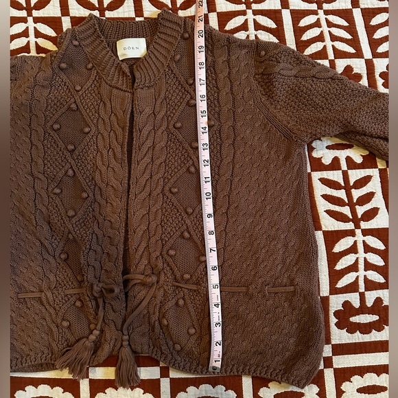 Doen Cornflower Cardigan Sweater in Macaroon - Picture 16 of 16